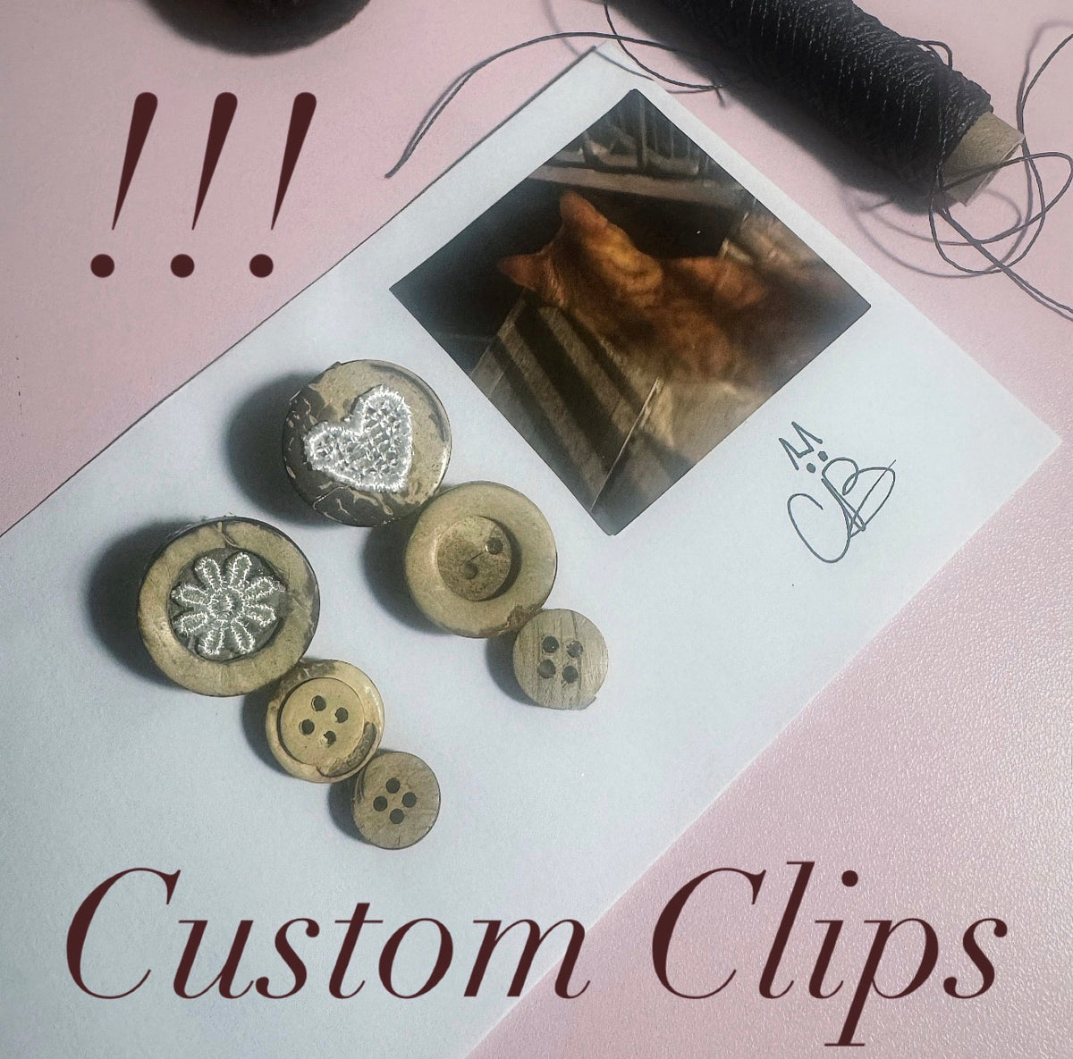 Custom Bambi Hair Clips